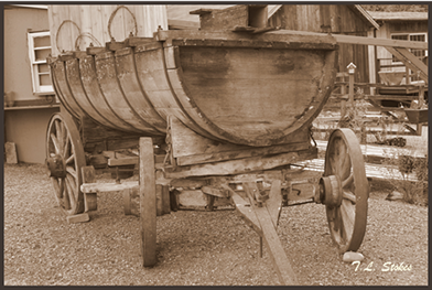 Wagon at Baxter Barn